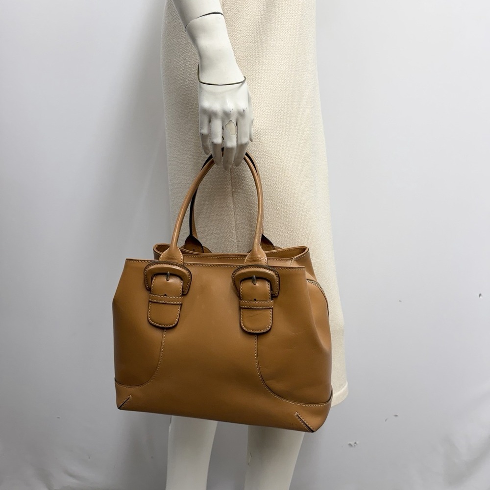 Cole Haan Leather Purse Bag Tan Great For Everyday or Travel